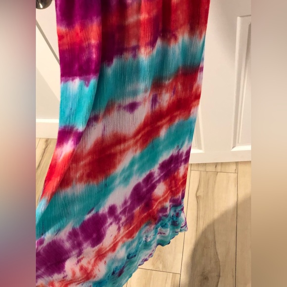 Tie dyed long summer dress - Picture 3 of 4